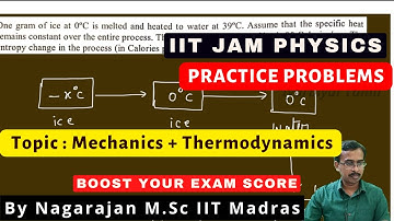 Problem Solving session  IIT Jam | Mechanics + Thermodynamics | IIT Jam Physics 2023