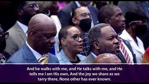 In The Garden - Pastor Terry Anderson Singing