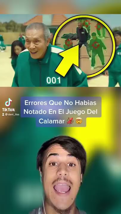 Errores Que No Habías Notado Del Juego Del Calamar 🦑 😳 #shorts