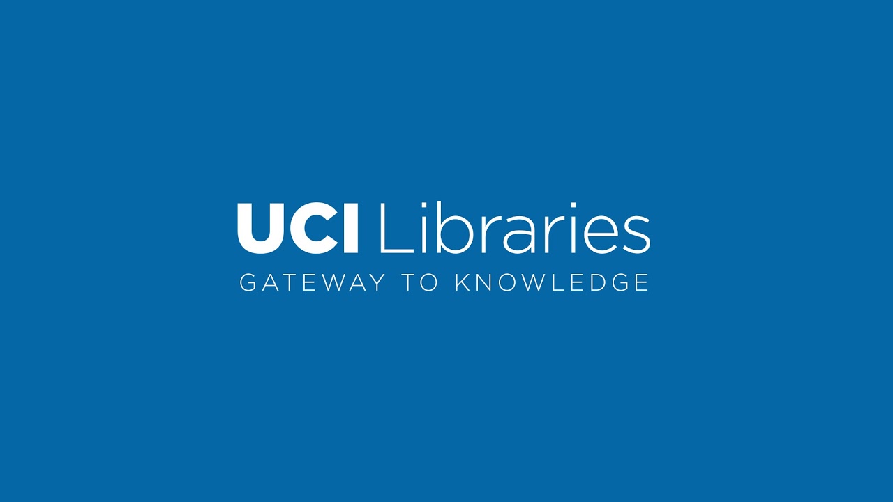 UCI Libraries Live Stream - YouTube