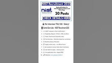 🏛️ Central Govt Jobs – NEIST Recruitment 2025