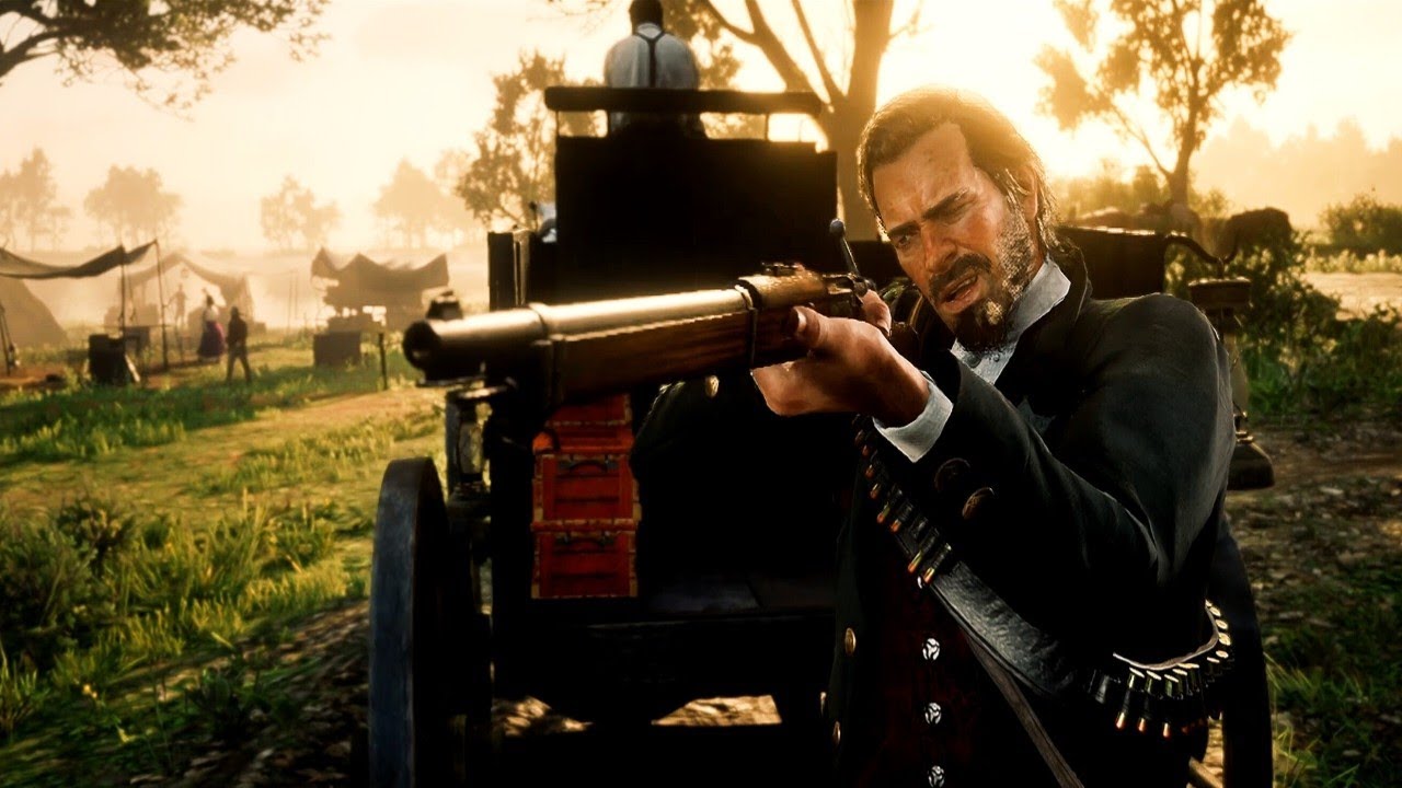 Lenny Shot Rdr Arthur and Lenny robbed guns from The Lemoyne Raiders | RDR 2 - YouTube