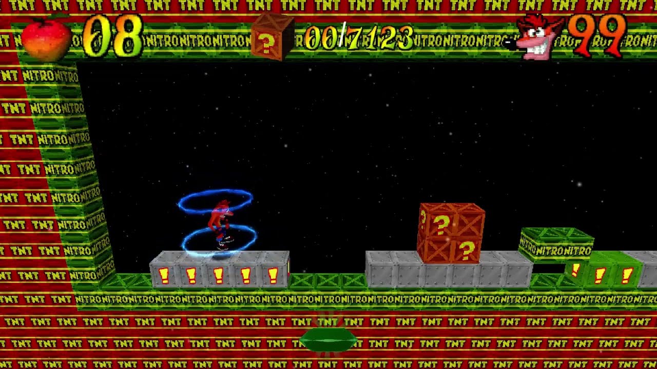 Crash Bandicoot - Back In Time Custom Level Playthrough: 