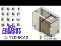 Fusion 360 kitchen cabinet library with configurations