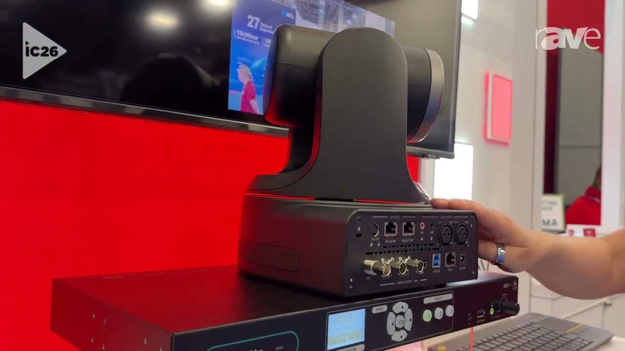 InfoComm 2026: AVer Presents TR615 Camera for Live Stream Broadcasting with NDI and Dante