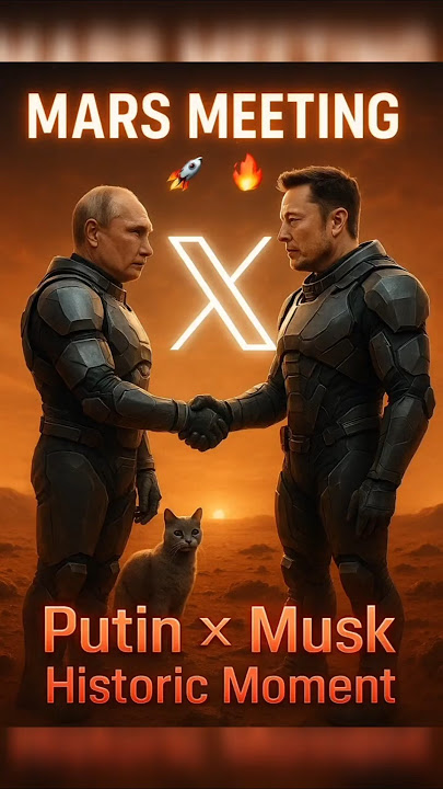 Putin Meets Elon Musk on Mars — The Future Begins!