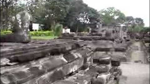 Walk through Candi Sewu, Prambanan, Indonesia