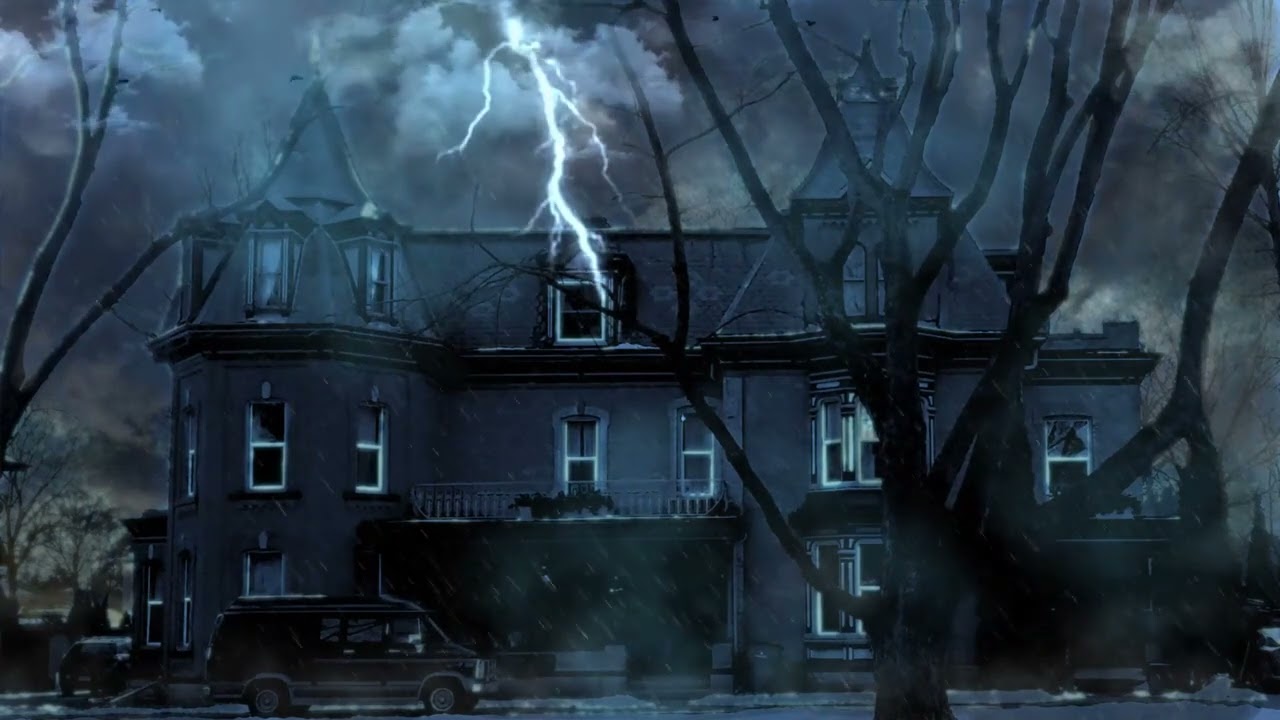 EPIC THUNDER & RAIN | Haunted House REAL Rainstorm Sounds For Sleep | White Noise 8 Hours