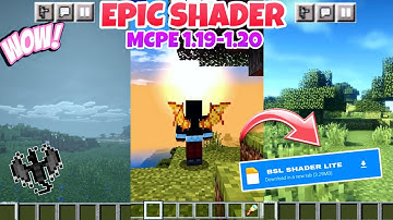 NEW EPIC SHADER FOR MCPE 1.19-1.20 [WORKING] || MINECRAFT PE