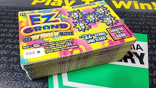 $1 x 100 EZ GRAND PA LOTTERY SCRATCH OFF TICKETS! #scratchers screenshot 2