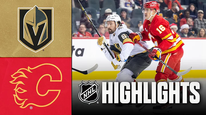 Golden Knights vs. Flames | NHL Highlights | December 20, 2025