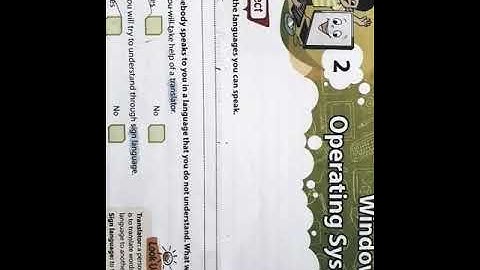 IGCSE ICT Class 3 - Windows 7 operating system (part 1)