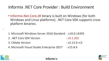 A02. Informix in .Net World- New Features in .Net Core Provider