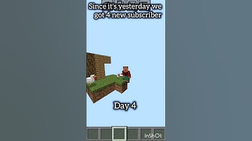 placing one block per each subscriber I get day 4 🤯🤯😎😎#minecraft #placingblock