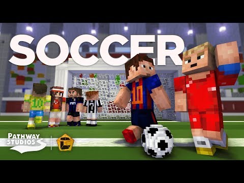 [MAP] PLAY SOCCER (or football) in Minecraft Bedrock (mcpe)