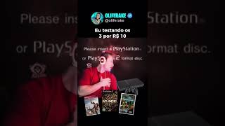 Eu testando os 3 jogos por 10 reais #videogame #gamer #memes
