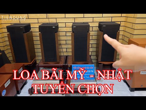 2 mẫu loa hót nhất Bose Mỹ và Yamaha Nhật hàng bãi tuyển chọn vừa về tai Tiến Dũng audio