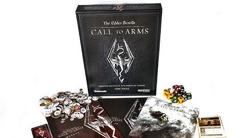 The Elder Scrolls Call To Arms Core Rules Starter Unboxing