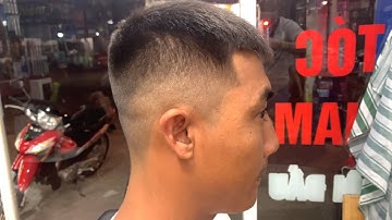 Cắt Tóc Đầu Đinh Nhanh Gọn,Khiêm Tóc Nam