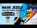 Foto van jezelf als Olympische Sporter maken! #olympischespelen  #Robinotof #shorttrack #goud #short
