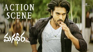 Magadheera Movie Action Scene | Ram Charan, Kajal Aggarwal | Sunil, DevGill, SriHari | SS Rajamouli