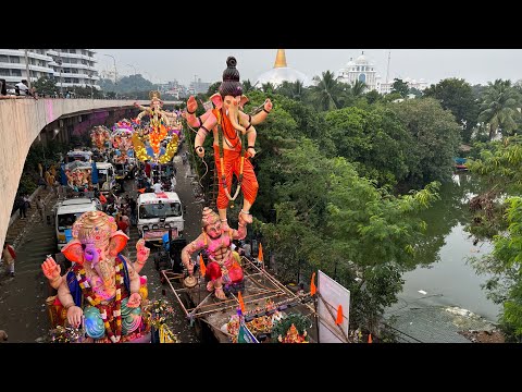 Big Ganesh Shobha Yatra | Ganesh Nimajjanam 2023 Tank Bund | Ganesh Visarjan 2023 Hyderabad