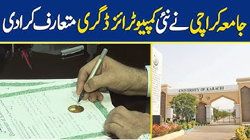 Karachi University Approved New Computerized Degree | Dawn News
