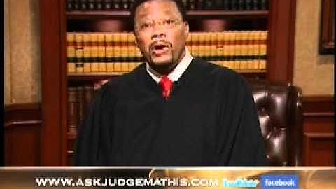 Ask Judge Mathis - May 30, 2011