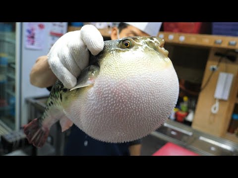 Удивительные навыки очистки от токсинов и жареной рыбы - Корейская уличная еда