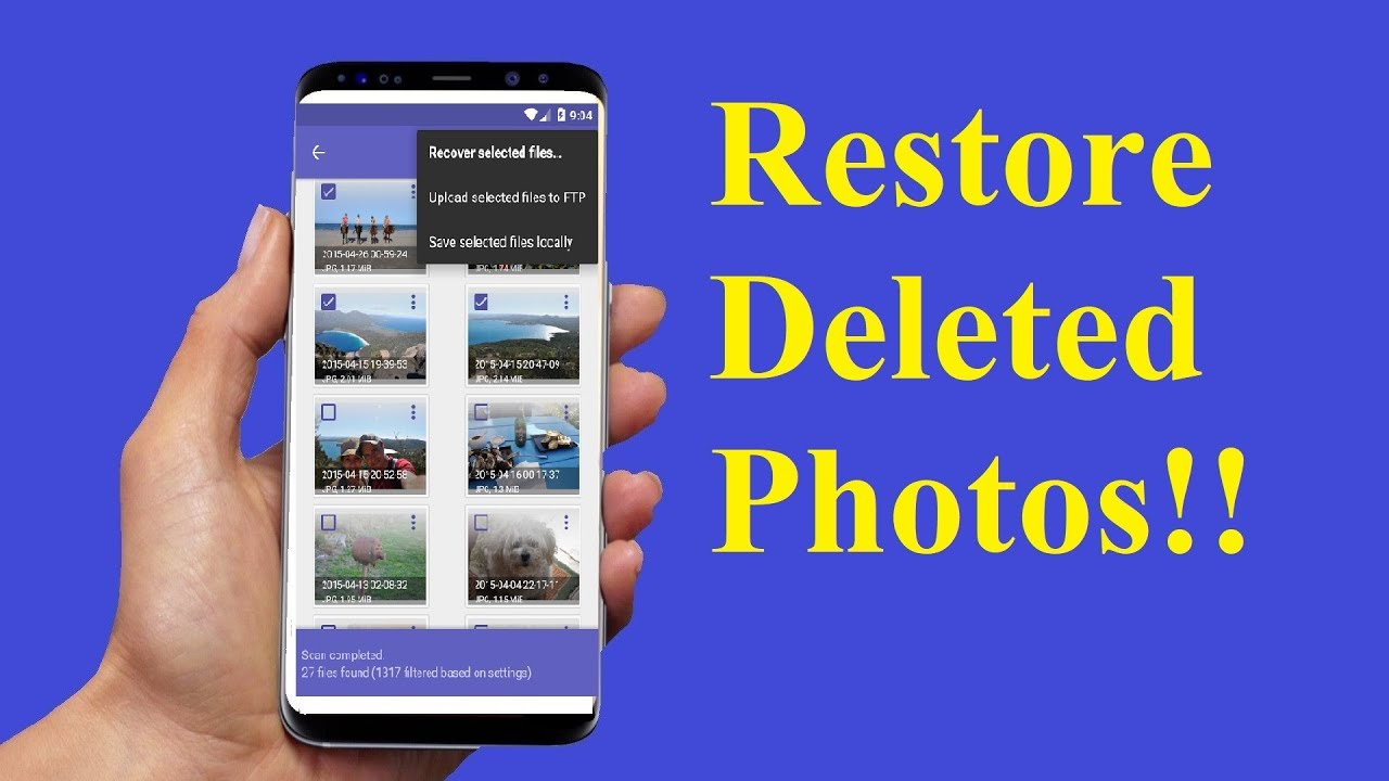 recover my photos