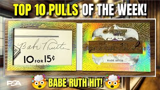 UNBELIEVABLE Babe Ruth Card Just Got Pulled! | Top 10 Sports Card Pulls of the Week | Ep. 227