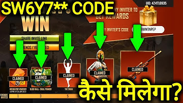 invite and win event code complete kaise kare🤔 | ff invite and win how to complete | ff New event