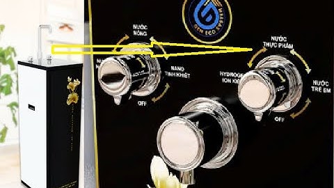 Máy lọc nước hydrogen ion kiềm - công dụng nước thực phẩm của máy lọc nước gems