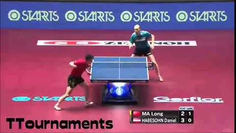 Ma Long Vs Daniel Habesohn: WTTTC 2014: 1/4 Final