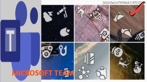 Microsoft create account and pick one square that show two  identical object and subscribe  Channel