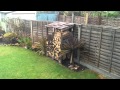 My DIY Small Garden Log Store My DIY Small Garden Log Store