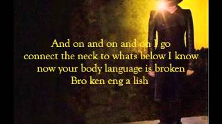 Adam Lambert - Broken English (lyrics)