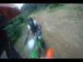 Crashing into eachother CR250 KDX220