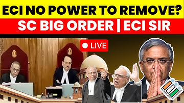 ECI NO POWER TO DO SIR, SC TO CHECK LEGALITY OF SIR EXERCISE TODAY #supremecourtofindia