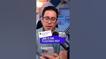 ¿Qué es una plataforma web?