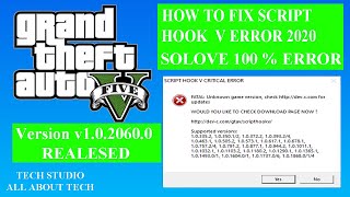 Fatal Unknown Game Version Check Dev-C.com For Updates  Fix Script Hook V Error 100%  By Tech Studio