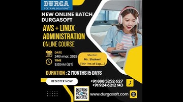 🔥 AWS + Linux Administration Online Course – New Batch @ DurgaSoft | Starts 24th March 2025