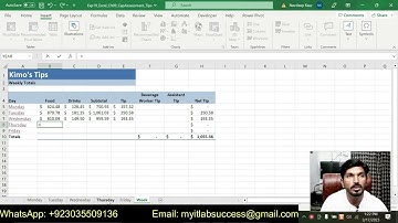 Exp19_Excel_Ch09_CapAssessment_Tips | Excel Chapter 9 Capstone Assessment – Tips