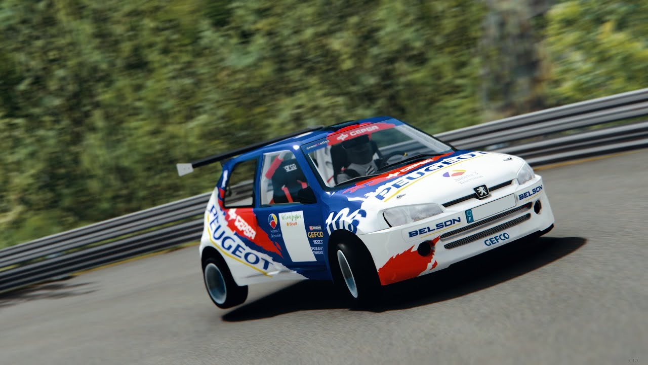 Assetto Corsa Peugeot 106 Hillclimb Bergrennen Vuillafans Echevannes