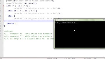 C PROGRAM TO  FIND OUT MAXIMUM OF THREE NUMBERS DEMO