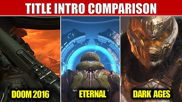 Title Intro Scene Comparison: DOOM 2016 vs Eternal vs The Dark Ages