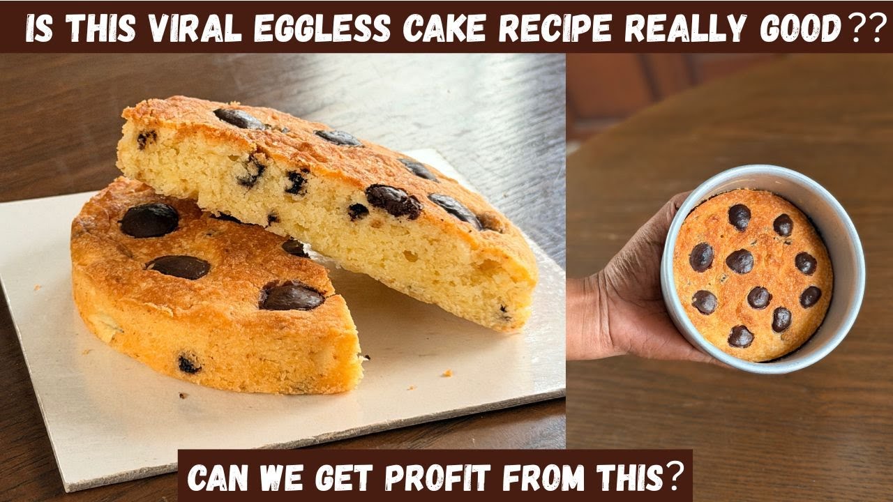 Perfect viral eggless cake recipe | How to set the price for this cake? | தமிழ்