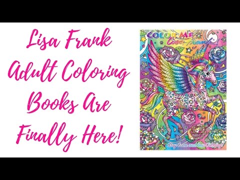 Lisa Frank Adult Coloring Books