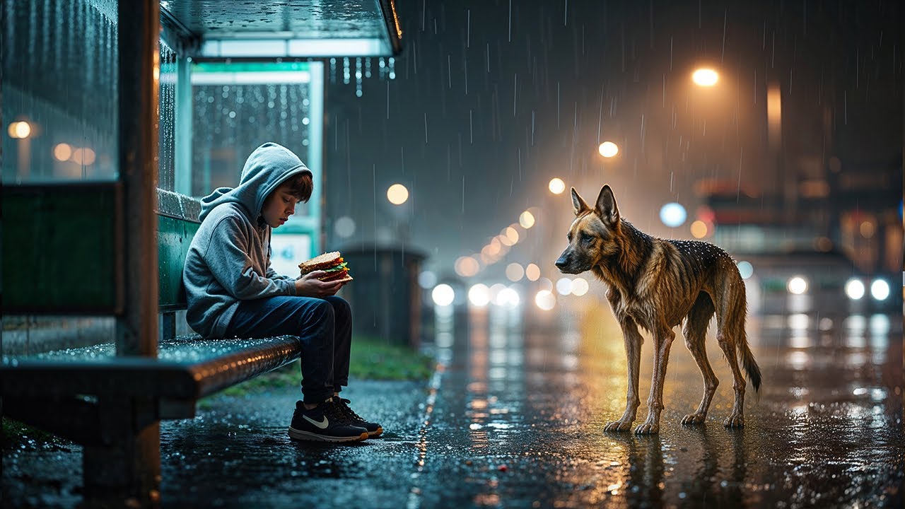 Poor Delivery Boy Shares Last Meal With Stray Dog, Gets Unexpected Reward.  - YouTube