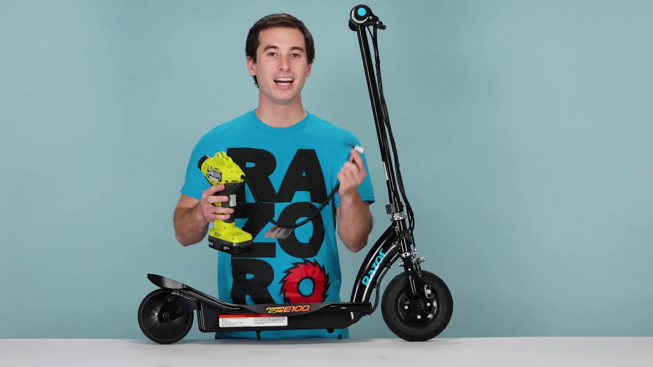 Razor Power Core E100 ¿Cómo armar el patín Razor Power Core E100 ...